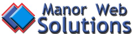 Manor Web Solutions logo, providing fast UK web hosting solutions for business and personal use